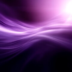 Obraz premium abstract background with a purple and blue gradient, soft blurred light waves, smooth lines and curves, futuristic style, high resolution