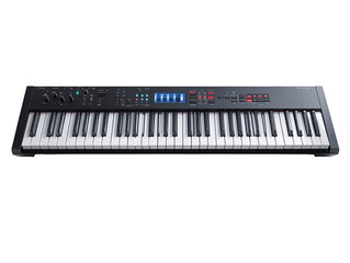 Fototapeta premium a piano keyboard with buttons and buttons