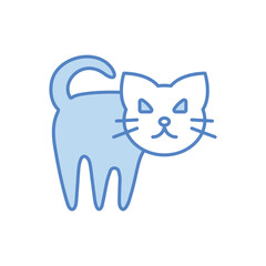 Black Cat vector icon