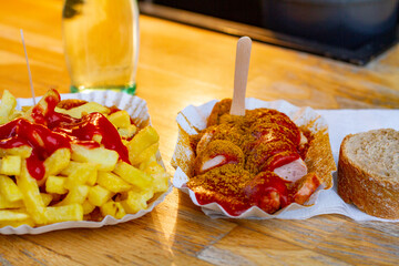 Currywurst and Frites