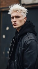 Portrait of a Man With White Hair.