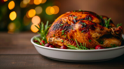 Roasted Chicken Food Thanksgiving 