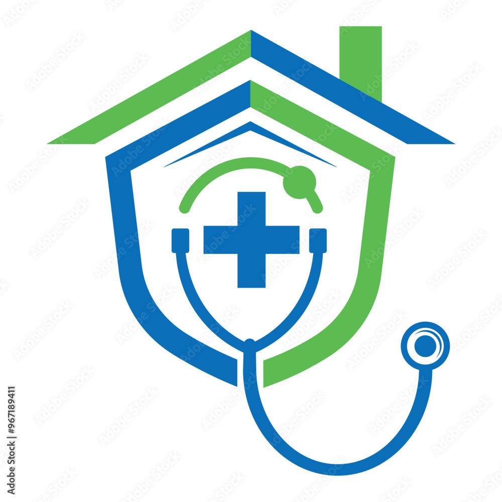 Poster health insurance icon