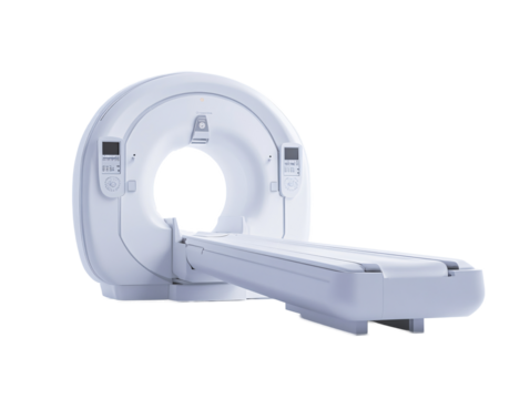 a white machine with a circular frame