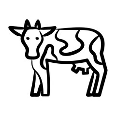 Dairy Cow Icon
