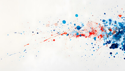 White Space with a Splash of Color Mostly white