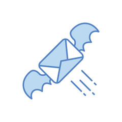 Scary Mail vector icon