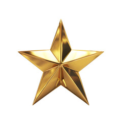 Obraz premium Golden Christmas Star Ornament