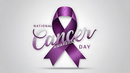 National Cancer Awareness Day, Vector Illustration Art.
