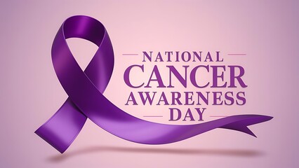National Cancer Awareness Day, Vector Illustration Art.
