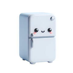 fridge isolated background. 3d rendering