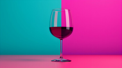 Robust Red Wine Glass 