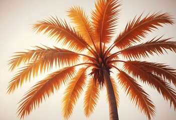 An isolated tree on white and different colour  background