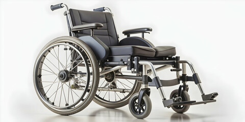 Fototapeta premium A modern wheelchair with adjustable features and comfortable padding , mobility aid, disability