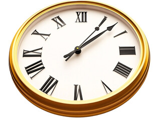 a clock with roman numerals
