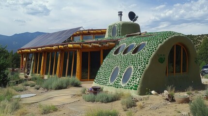 Unique Eco Friendly Dome House in Natural Landscape