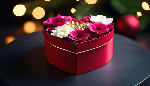 gift box flowers suitable valentine christmas birthdays mother day