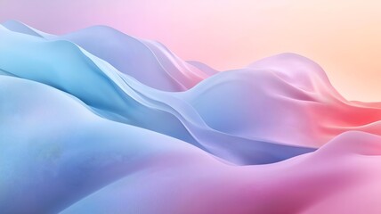 pink rose petals A serene and calming abstract background featuring blue pink mixed line wave generative ai