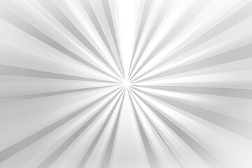 Fototapeta premium Abstract white background with soft light gray rays radiating outward, ideal for graphic design or web backgrounds.