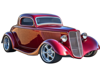 a red and gold car
