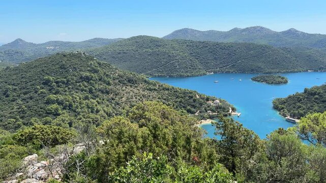 Lastovo island in Croatia landscape