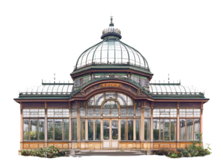 a building with a dome roof