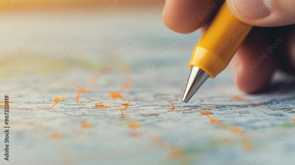 Poster business leader mapping out a detailed customer journey to improve marketing effectiveness and drive