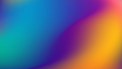 Serene and calming gradient background with a blend of blue, purple, and orange. Perfect for nature or travel designs.