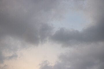 The sky is cloudy and grey