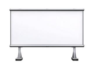 a white board with a white background