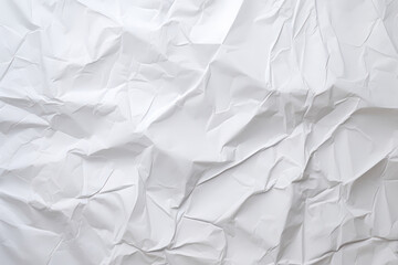 Obraz premium Processed collage of crumpled white paper sheet texture. Background for banner, backdrop or texture