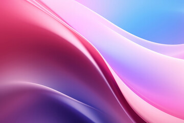 Abstract waves shape glowing in ultraviolet spectrum. Background for banner, backdrop or texture