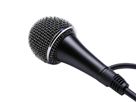 a close up of a microphone