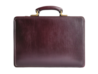 a red briefcase with a handle