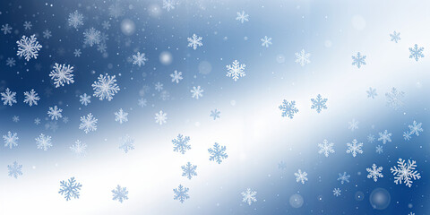 Delicate Snowfall: A Winter's Dance of Snowflakes