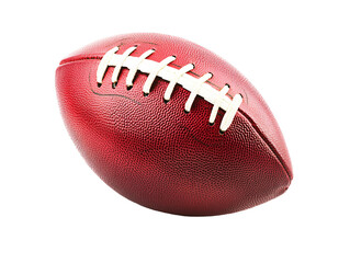 a football with a white stitching