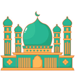 Islamic Building Mosque Illustration
