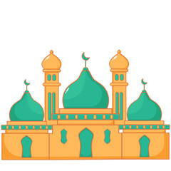Islamic Building Mosque Illustration