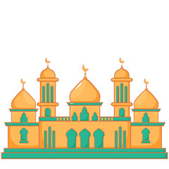 Islamic Building Mosque Illustration
