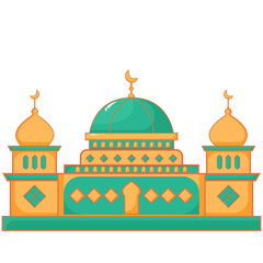 Islamic Building Mosque Illustration