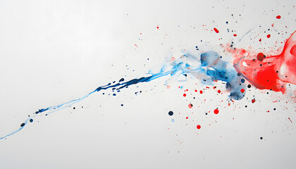 White Space with a Splash of Color Mostly white