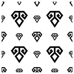 Traditional Turkish carpet and rug patterns. Anatolian motifs symbolizing fertility.