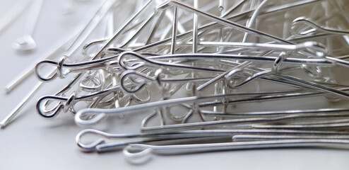 metal corkscrew on a white background