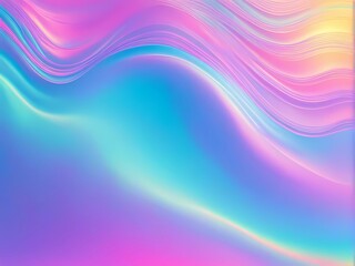 Obraz premium sleek, glossy iridescent backdrop with prismatic colors and reflective textures gives off an electric, ethereal feel.