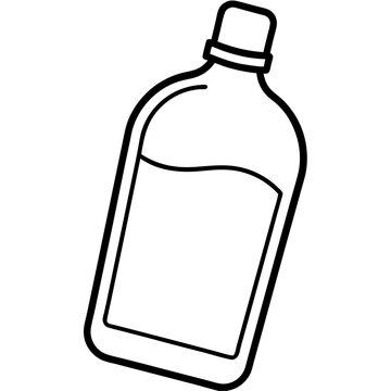 recommend clip art: shampoo outline coloring book page line art illustration digital drawing