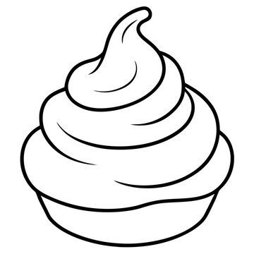 recommend clip art: shaving cream outline coloring book page line art illustration digital drawing