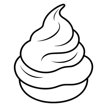 recommend clip art: shaving cream outline coloring book page line art illustration digital drawing