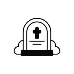 Halloween Sign Board vector icon