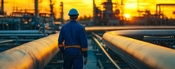 Oil and gas industry workers, maintenance and service in hazardous areas..