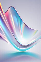 Abstract soft color light shape